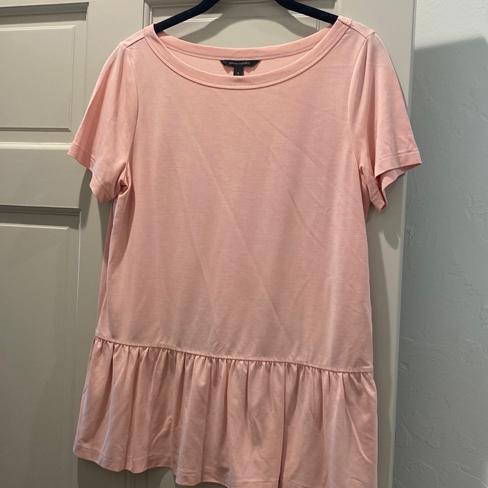 Pink Peplum Top